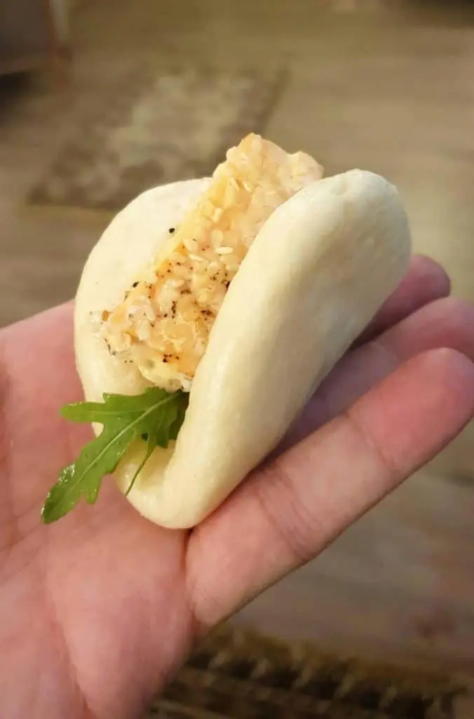 steamed chinese bao buns