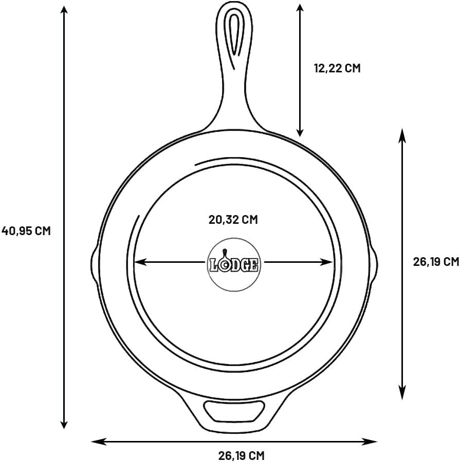 Cast Iron Pre-Seasoned Skillet