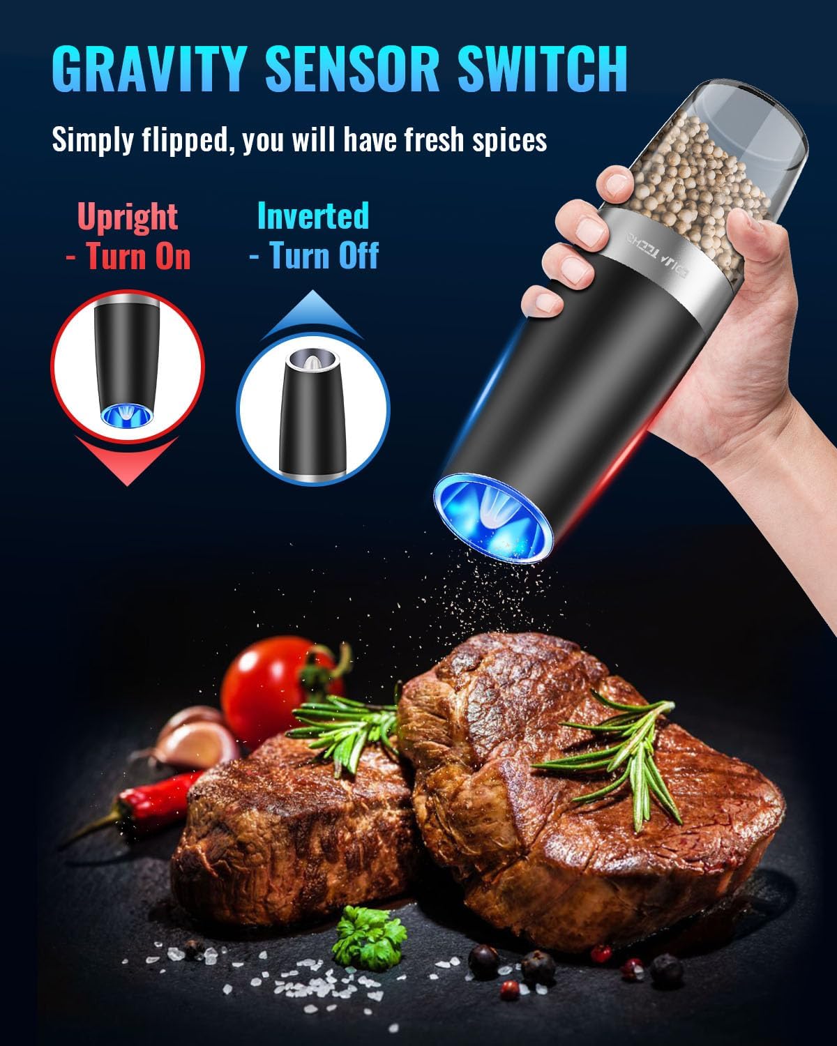 Best electric pepper and salt grinder set