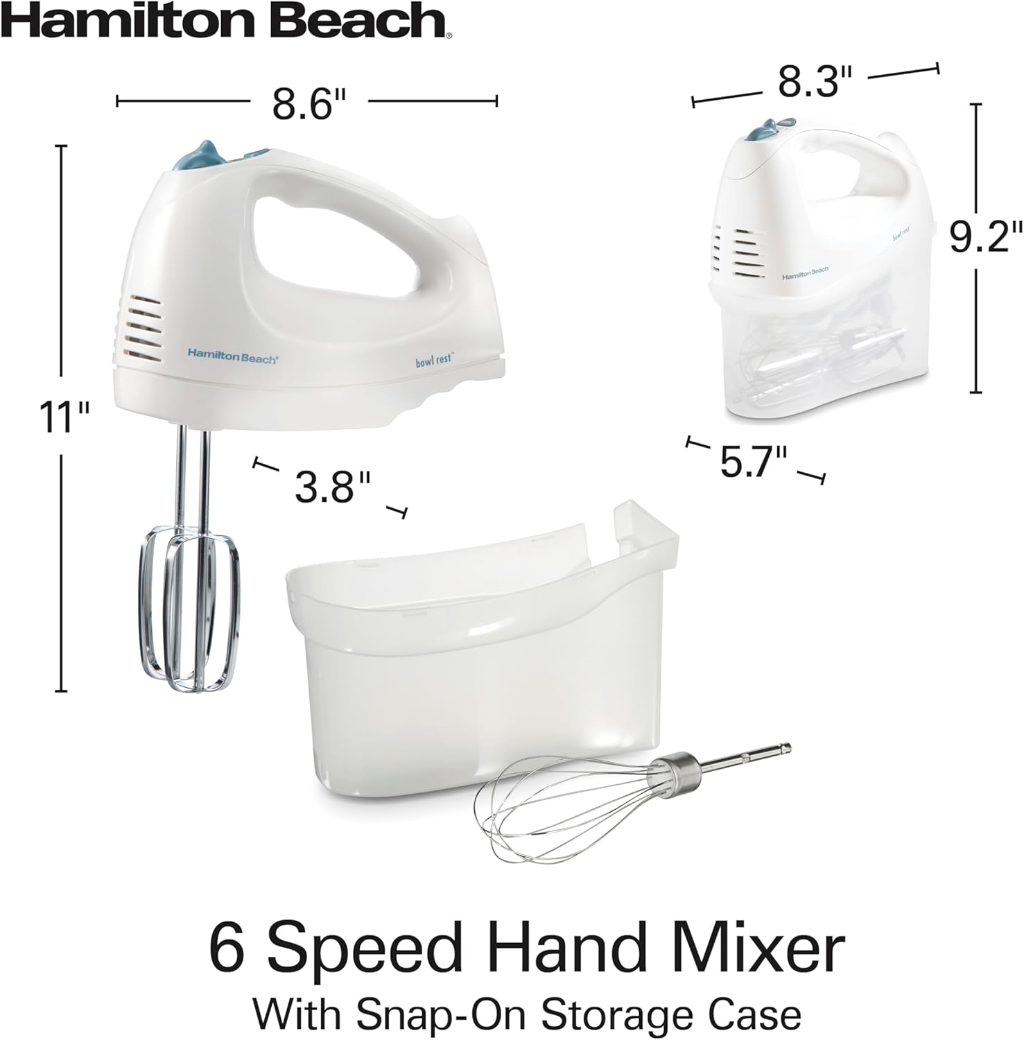 hamilton beach 6 speed hand mixer